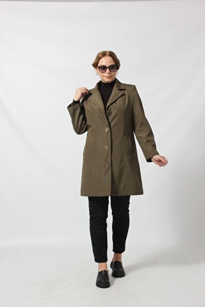 Moda berray Büyük Beden Trençkot