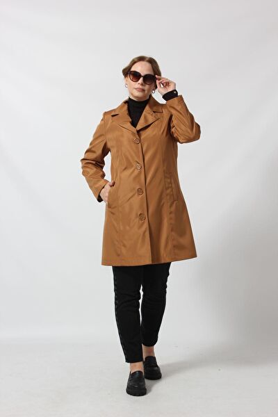 Moda berray Büyük Beden Trençkot