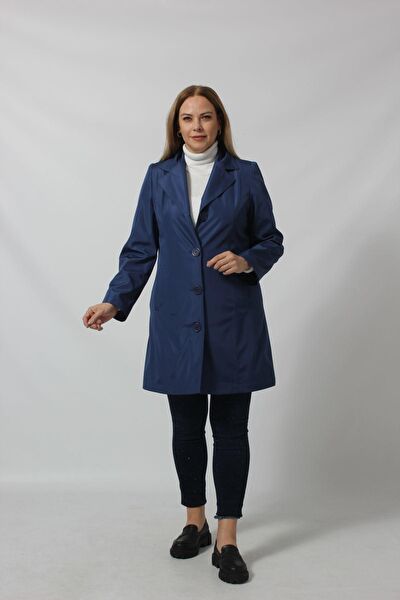 Moda berray Büyük Beden Trençkot