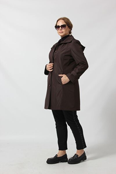 Moda berray Büyük Beden Trençkot