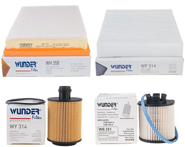 Wunder Filtre Setleri