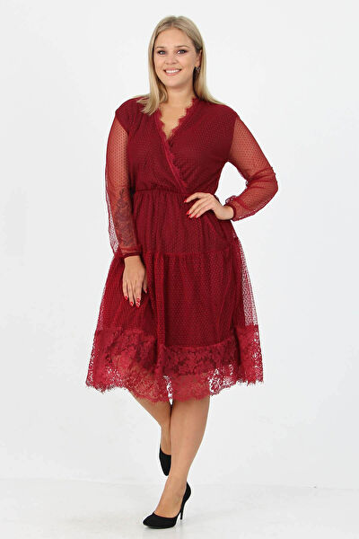 Dip Moda Büyük Beden Günlük Elbise