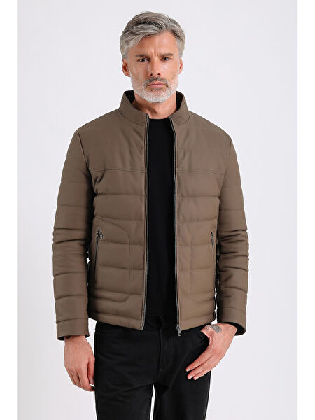 Maroquin Leather Erkek Mont, Kaban