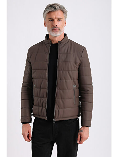 Maroquin Leather Erkek Mont, Kaban