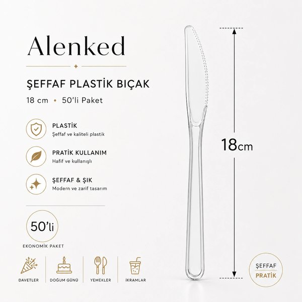Alenked Plastik Bıçak