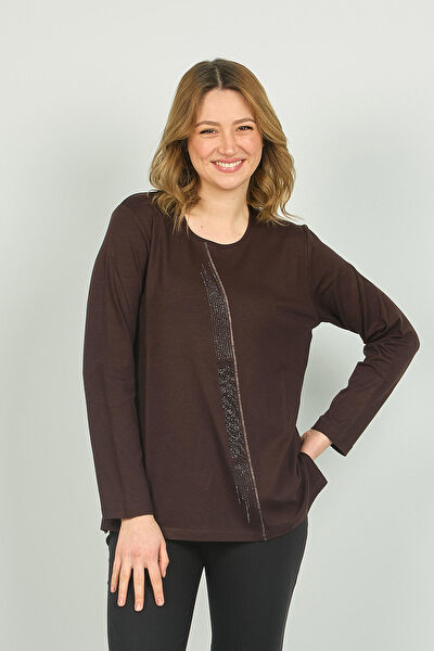 Detay Triko Kadın Bluz