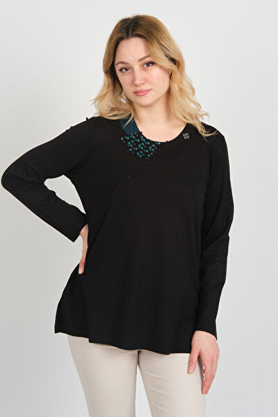 Detay Triko Kadın Bluz