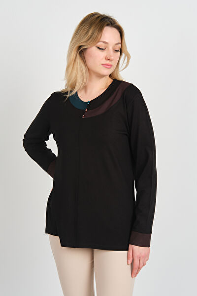 Detay Triko Kadın Bluz