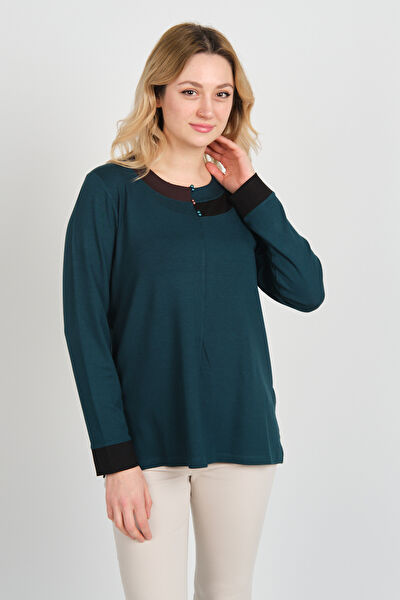 Detay Triko Kadın Bluz