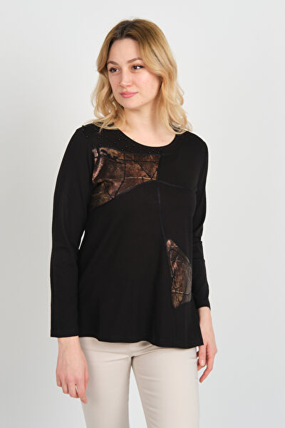 Detay Triko Kadın Bluz