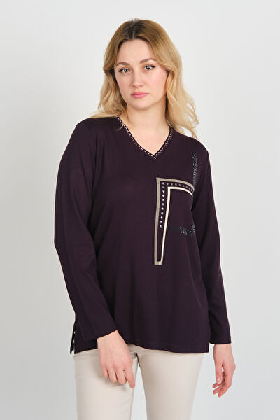 Detay Triko Kadın Bluz