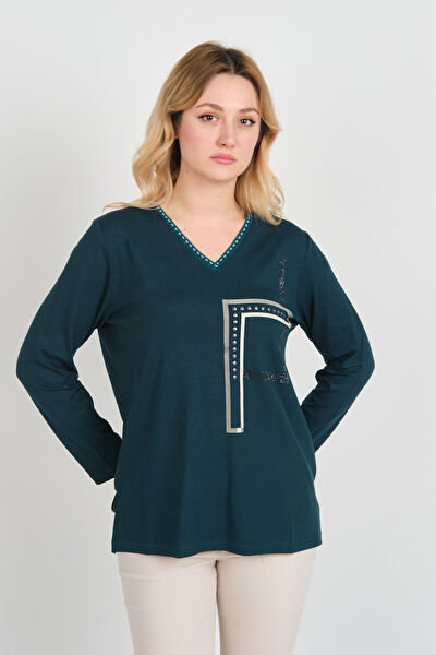 Detay Triko Kadın Bluz