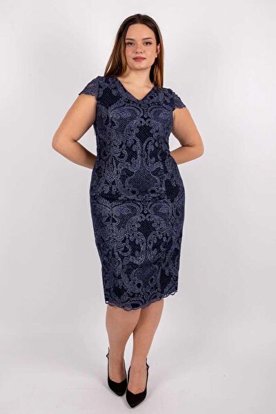 Ezze Büyük Beden Abiye Elbise