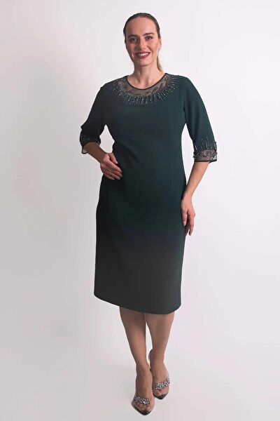 Ezze Büyük Beden Abiye Elbise