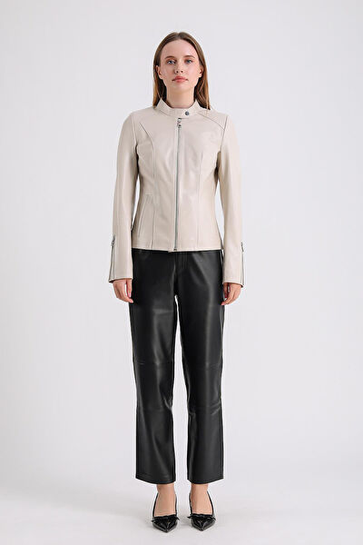 Maroquin Leather Kadın Ceket