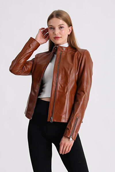 Maroquin Leather Kadın Ceket