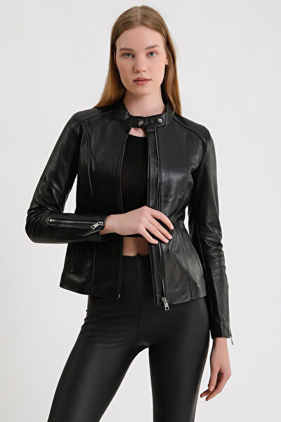 Maroquin Leather Kadın Ceket