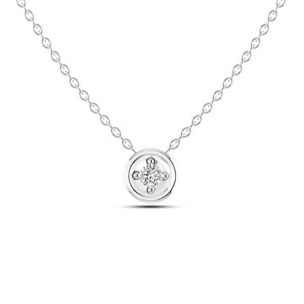 Silvanit Pırlanta Altın Kolye