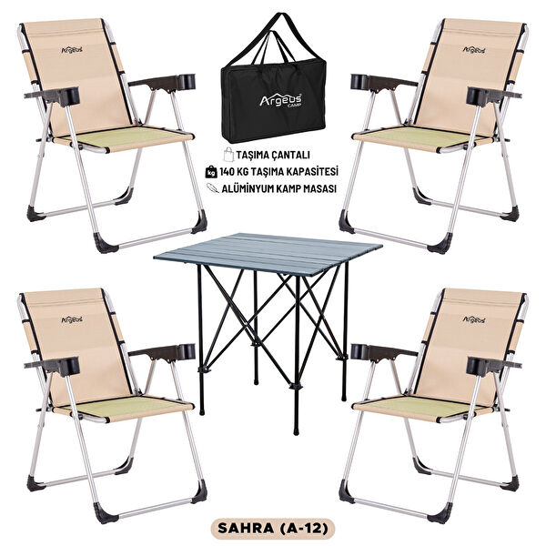Argeus Kamp Sandalyesi, Taburesi