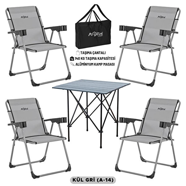 Argeus Kamp Sandalyesi, Taburesi