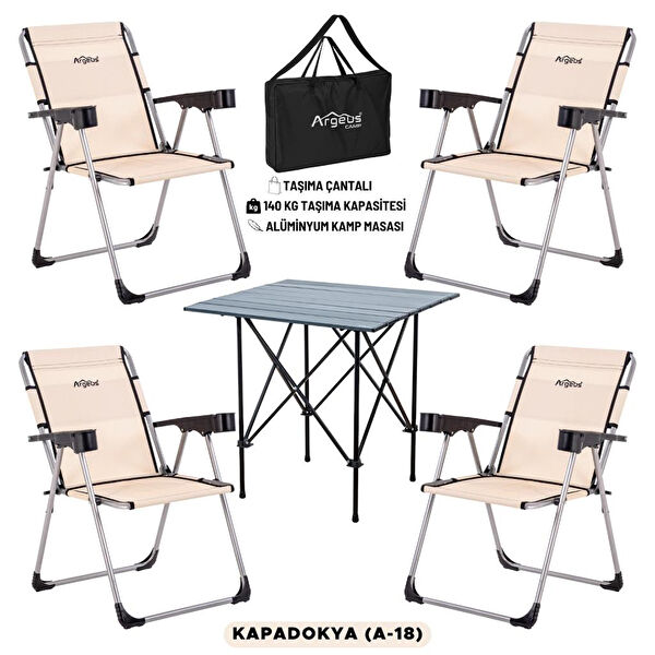 Argeus Kamp Sandalyesi, Taburesi