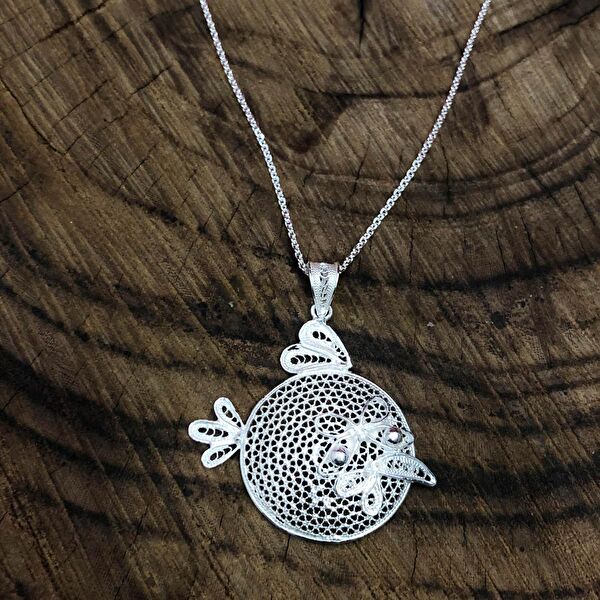 Midyat Nurtaş Gümüş Kolye