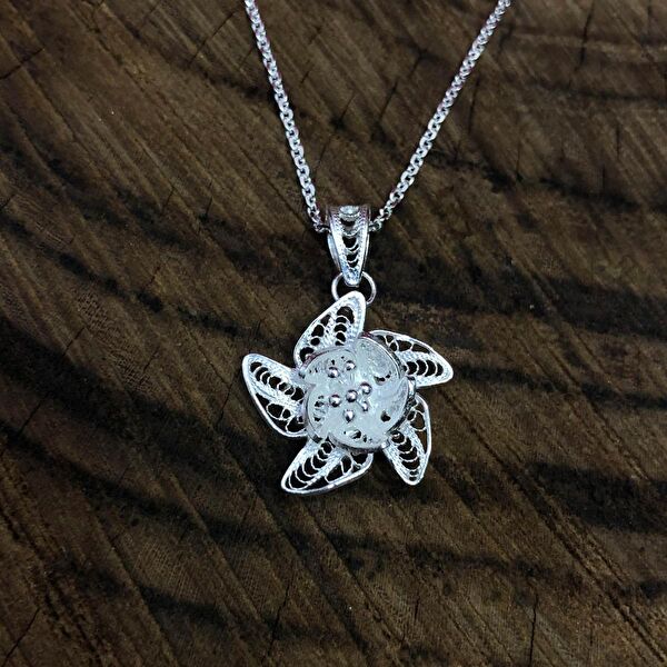 Midyat Nurtaş Gümüş Kolye