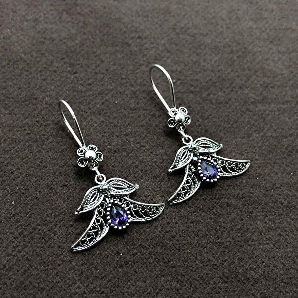 Midyat Nurtaş Gümüş Küpe