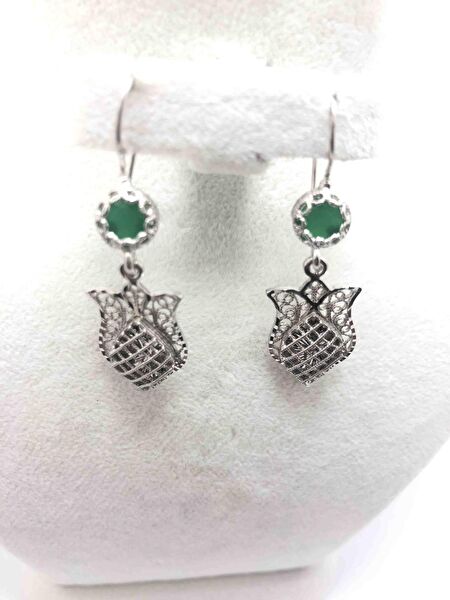 Midyat Nurtaş Gümüş Küpe