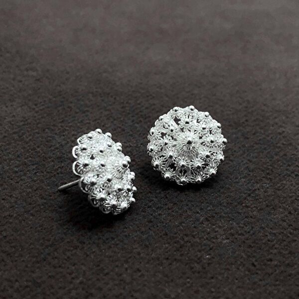 Midyat Nurtaş Gümüş Küpe