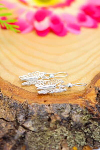 Midyat Nurtaş Gümüş Küpe