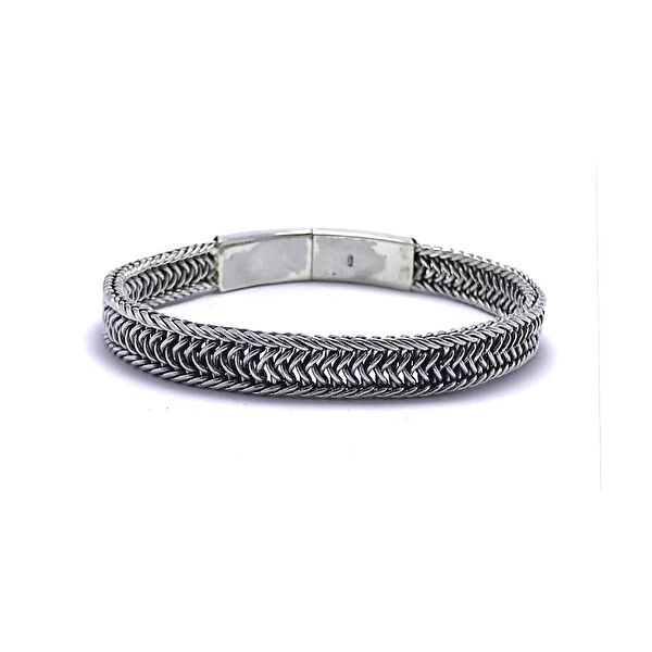Midyat Nurtaş Gümüş Erkek Bileklik