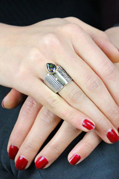 Midyat Nurtaş Gümüş Kadın Yüzük