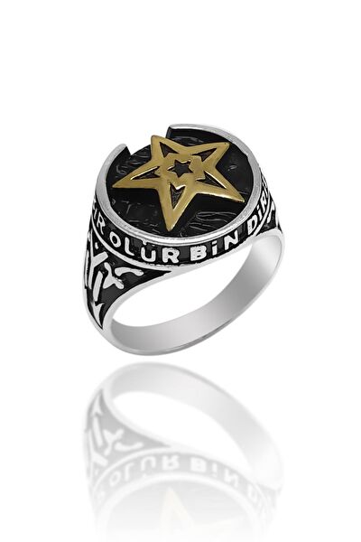 Midyat Nurtaş Gümüş Erkek Yüzük