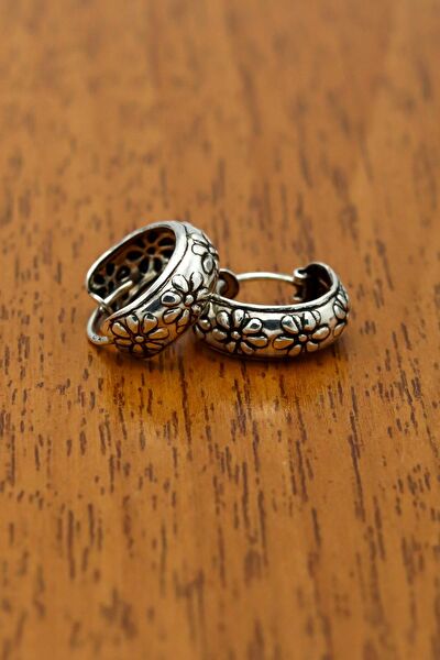 Midyat Nurtaş Gümüş Erkek Küpe