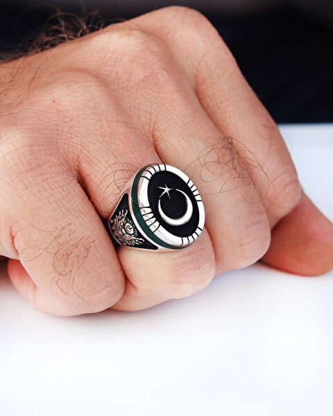 Midyat Nurtaş Gümüş Erkek Yüzük