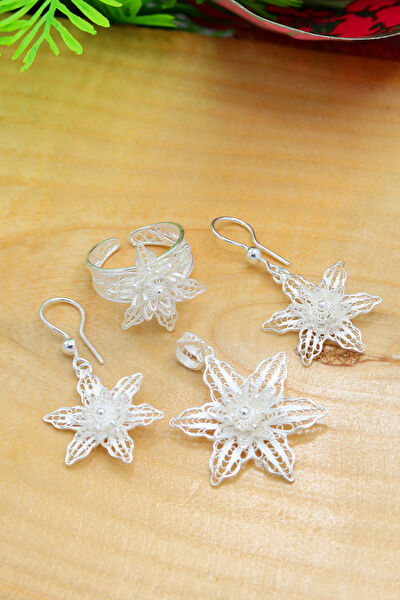 Midyat Nurtaş Gümüş Takı Seti