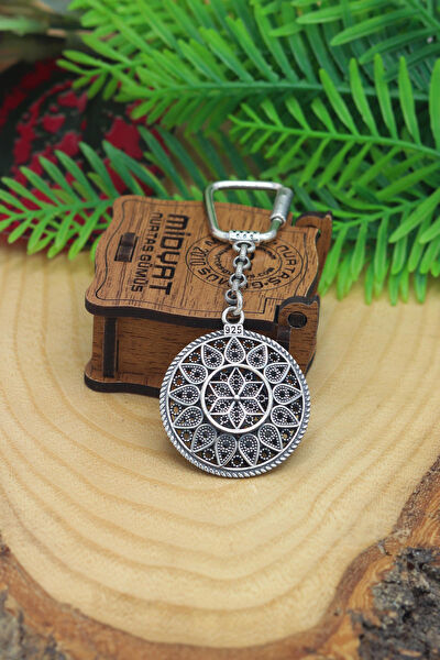 Midyat Nurtaş Gümüş Anahtarlık