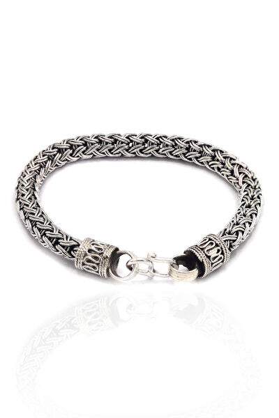 Midyat Nurtaş Gümüş Erkek Bileklik