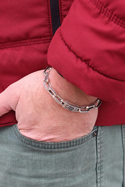 Midyat Nurtaş Gümüş Erkek Bileklik