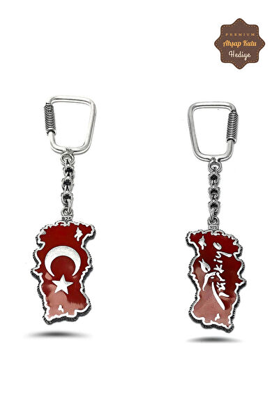 Midyat Nurtaş Gümüş Anahtarlık