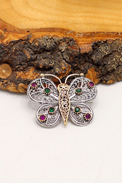 Midyat Nurtaş Gümüş Broş, Yaka İğnesi, Rozet