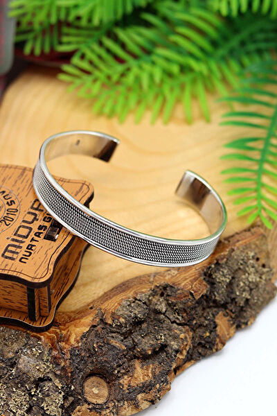 Midyat Nurtaş Gümüş Erkek Bileklik