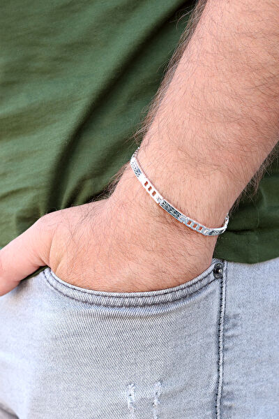 Midyat Nurtaş Gümüş Erkek Bileklik