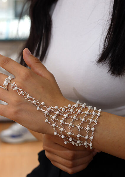 Midyat Nurtaş Gümüş Bileklik