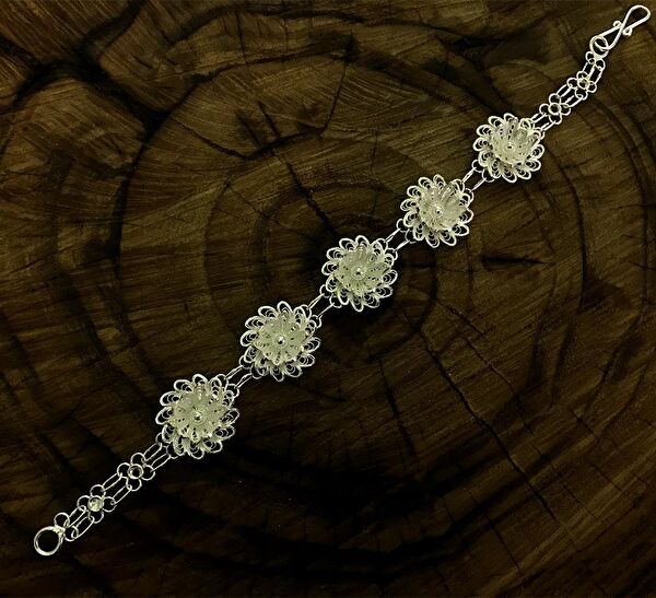 Midyat Nurtaş Gümüş Bileklik