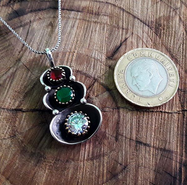 Midyat Nurtaş Gümüş Kolye