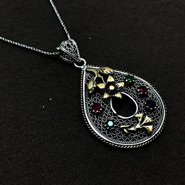 Midyat Nurtaş Gümüş Kolye