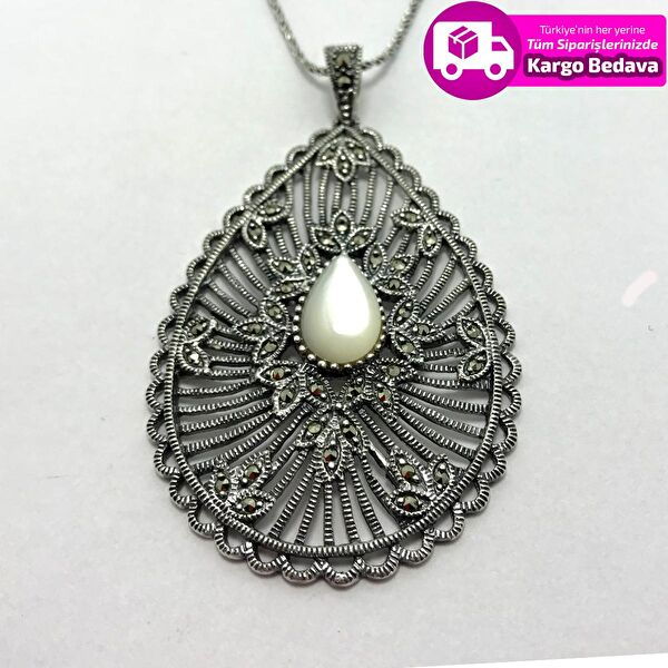 Midyat Nurtaş Gümüş Kolye