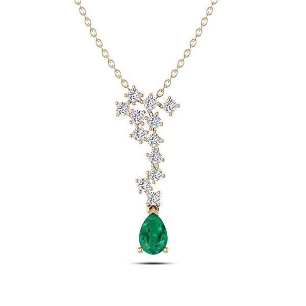 Silvanit Pırlanta Kolye